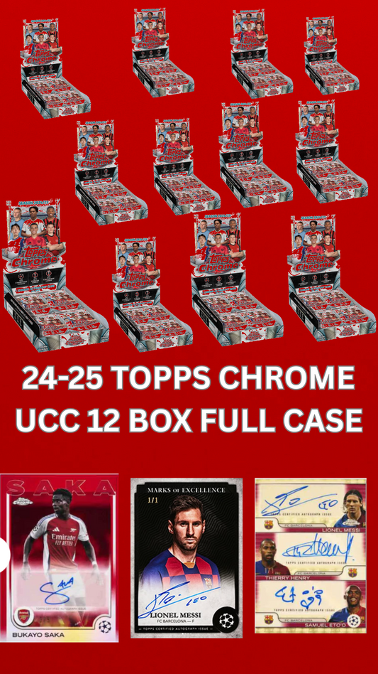 24-25 Topps Chrome UEFA Club Competitions FULL CASE BREAK #1